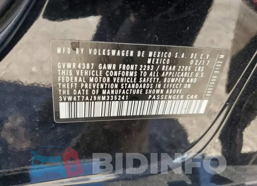 3VW4T7AJ9HM335241 Photo# 12