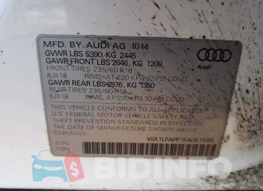 WA1LFAFP1FA051588 Photo# 13