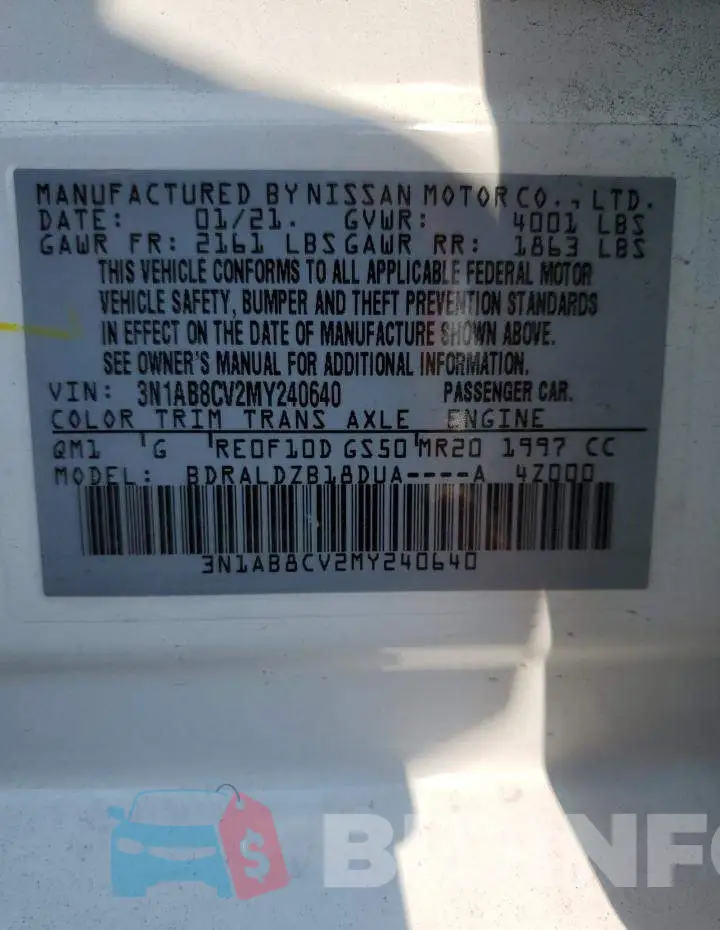3N1AB8CV2MY240640 Photo# 12