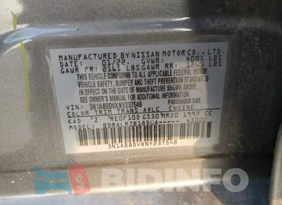 3N1AB8DVXNY237548 Photo# 12
