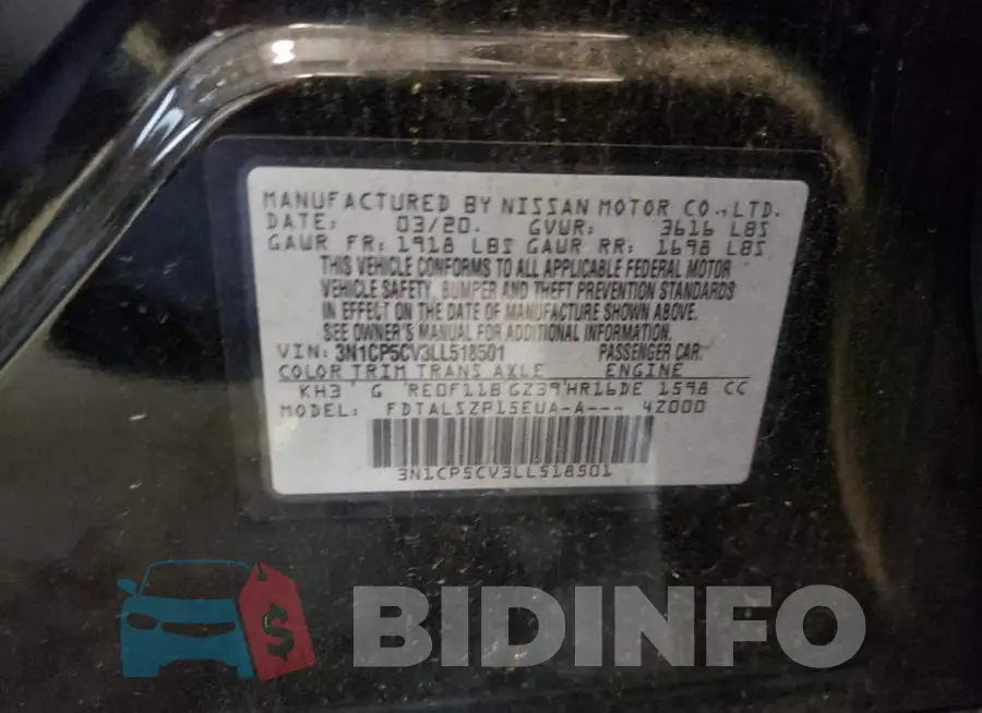 3N1CP5CV3LL518501 Photo# 14