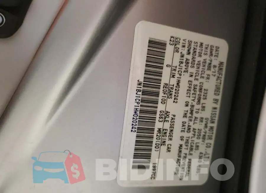 JN1BJ1CP1HW020242 Photo# 12