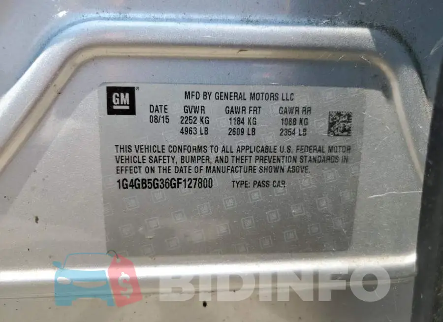 1G4GB5G36GF127800 Photo# 13