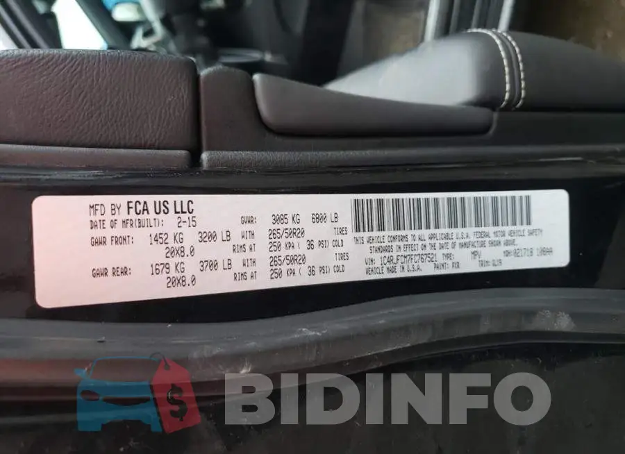 1C4RJFCM7FC767521 Photo# 13