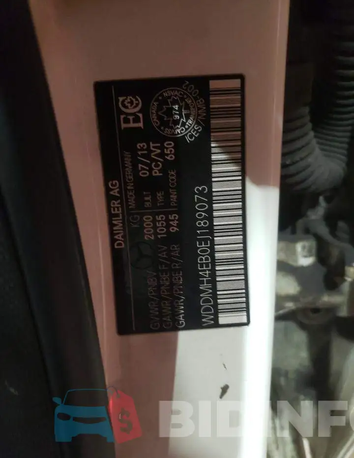 WDDMH4EB0EJ189073 Photo# 12