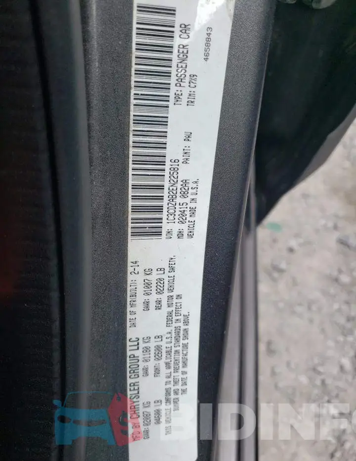 1C3CDZAB2EN225816 Photo# 12