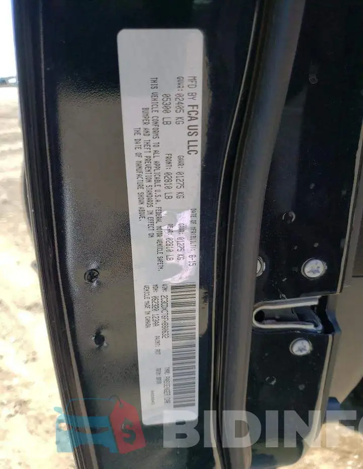 2C3CDXCT6FH880632 Photo# 12