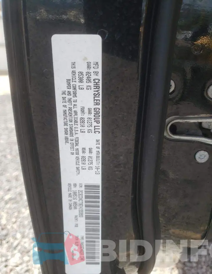 2C3CDXCT9EH155993 Photo# 12
