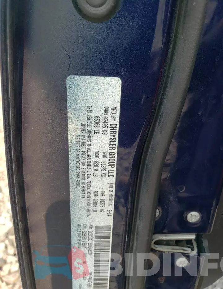 2C3CDXCT9EH245337 Photo# 12