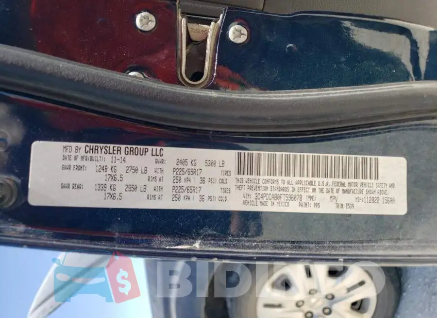 3C4PDCAB0FT596078 Photo# 13
