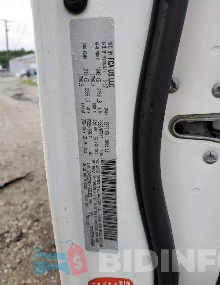 3C4PDCAB1HT633352 Photo# 13