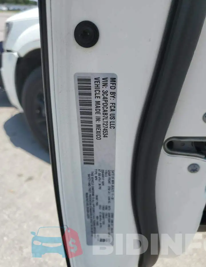 3C4PDCAB7LT274534 Photo# 13