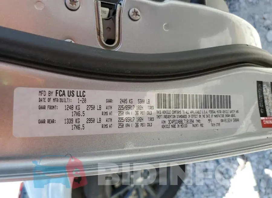 3C4PDCAB8LT181294 Photo# 13