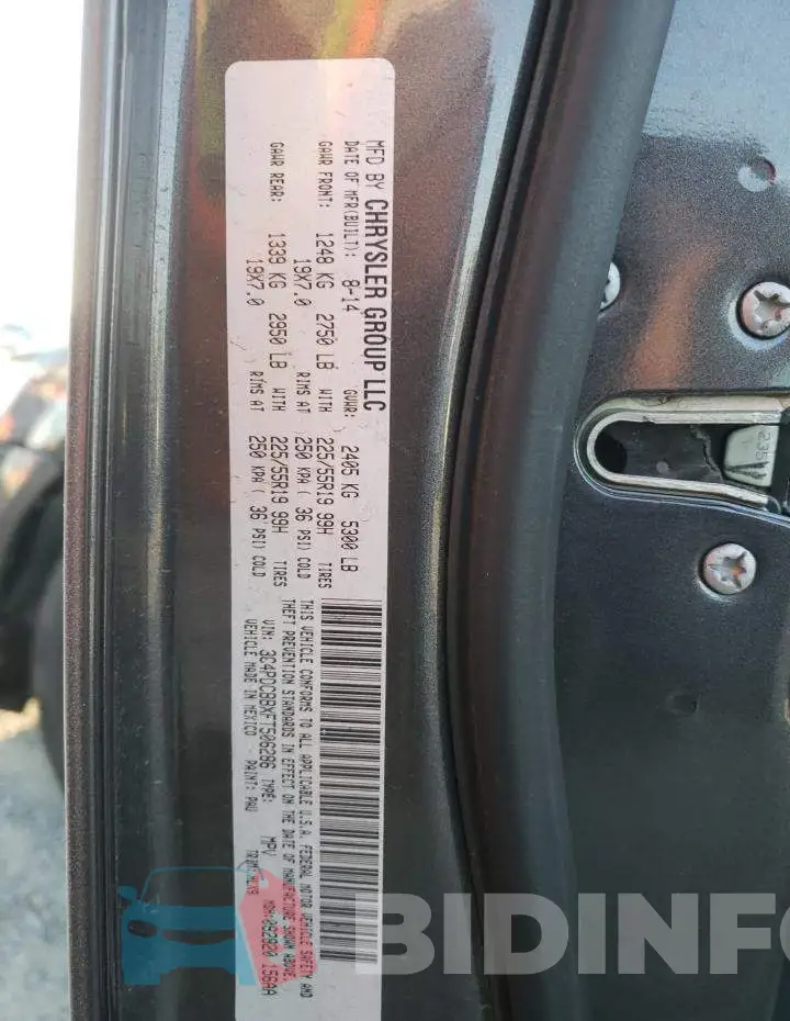 3C4PDCBBXFT506286 Photo# 13