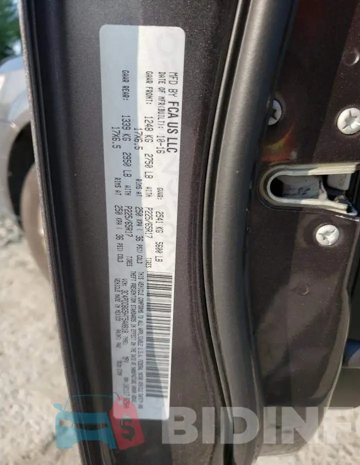 3C4PDDBG5HT540818 Photo# 12