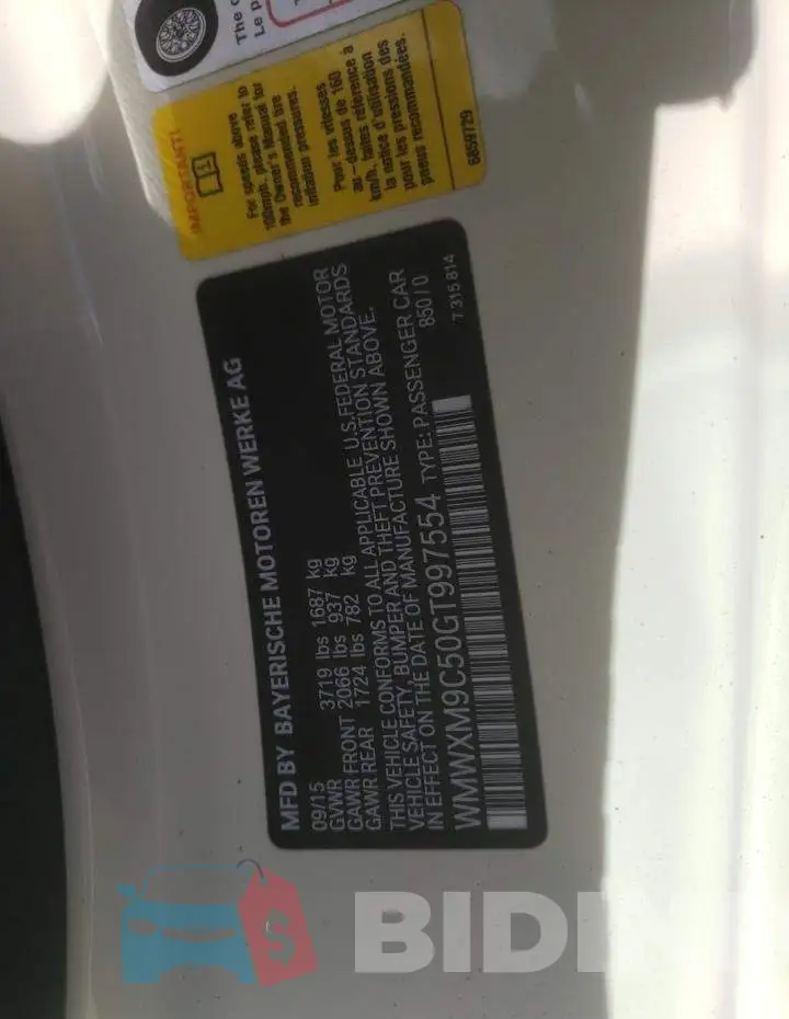 WMWXM9C50GT997554 Photo# 12