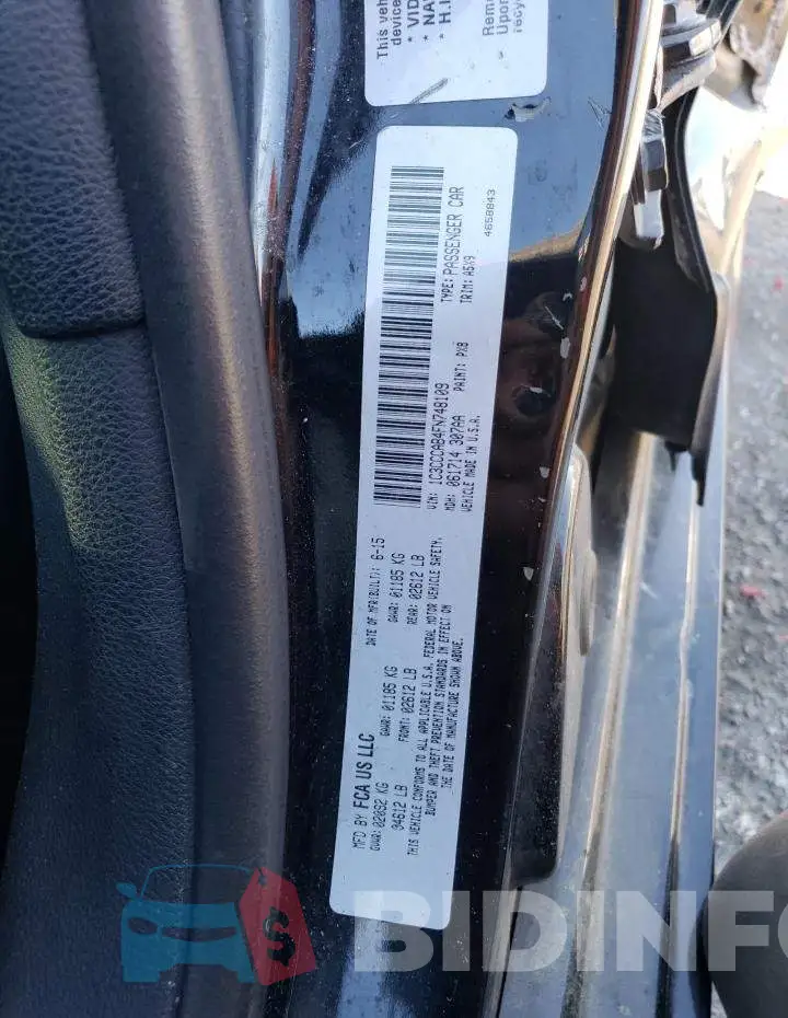 1C3CCCAB4FN748109 Photo# 12