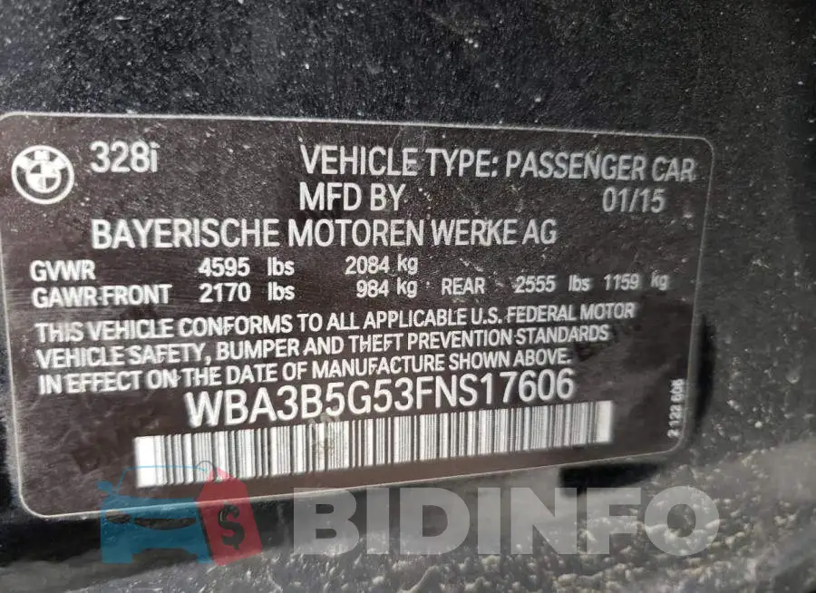 WBA3B5G53FNS17606 Photo# 12