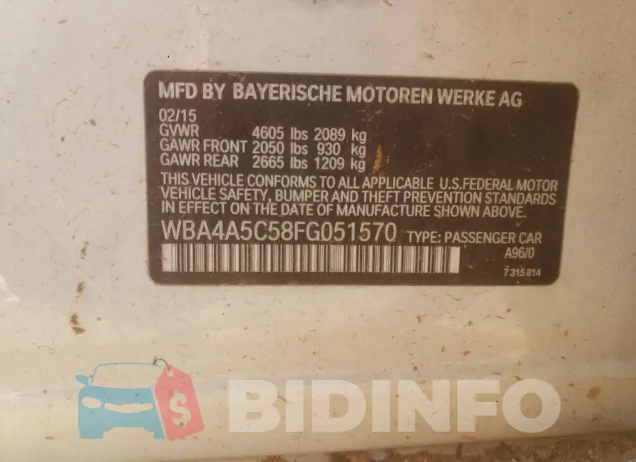 WBA4A5C58FG051570 Photo# 13