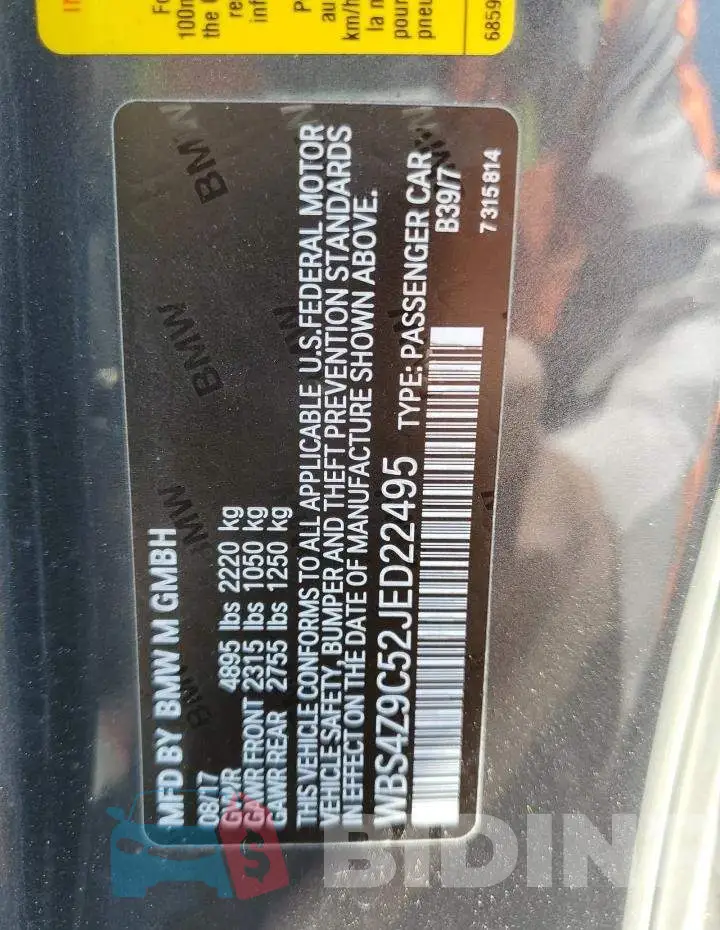 WBS4Z9C52JED22495 Photo# 12