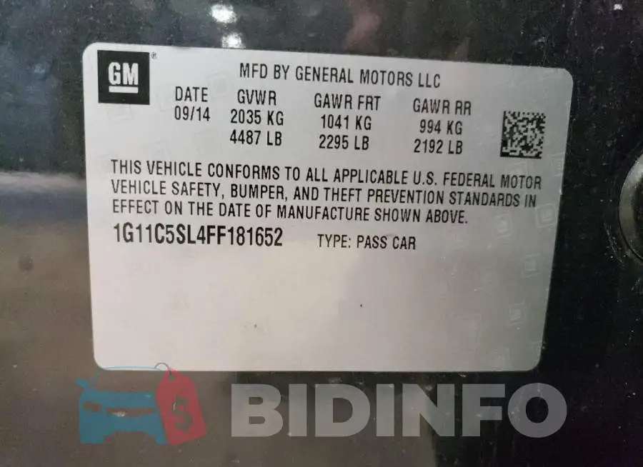 1G11C5SL4FF181652 Photo# 12