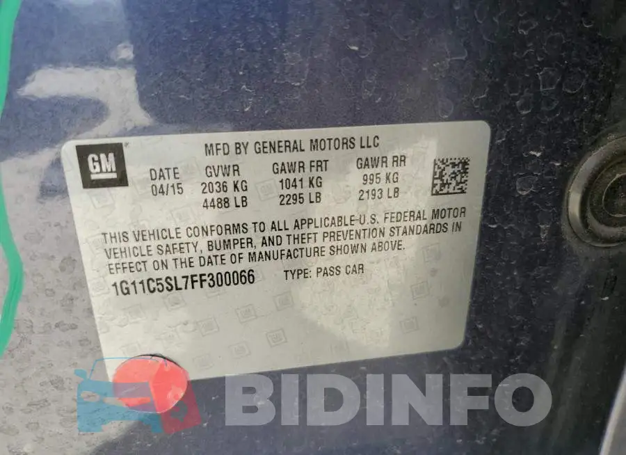 1G11C5SL7FF300066 Photo# 12