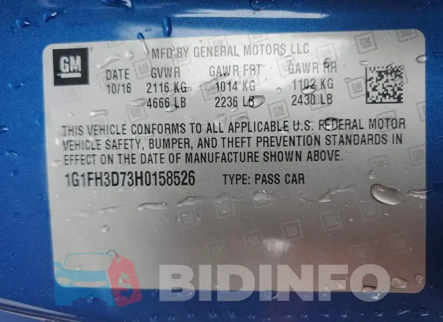1G1FH3D73H0158526 Photo# 12