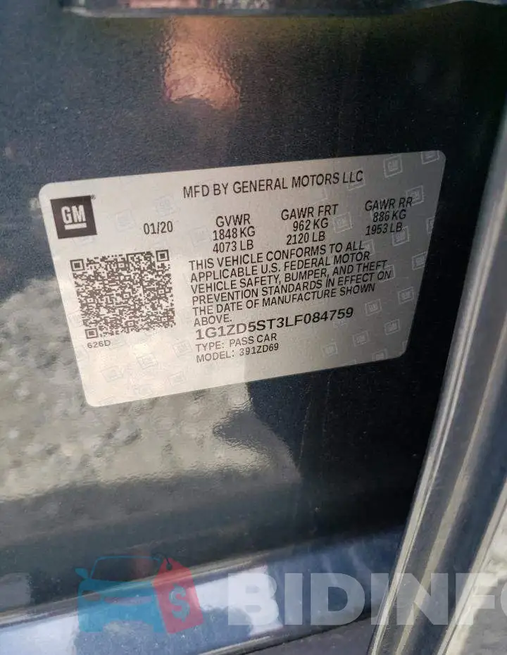 1G1ZD5ST3LF084759 Photo# 13