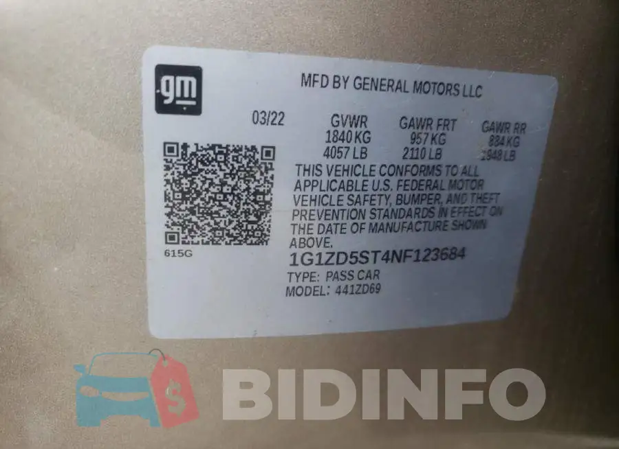 1G1ZD5ST4NF123684 Photo# 12