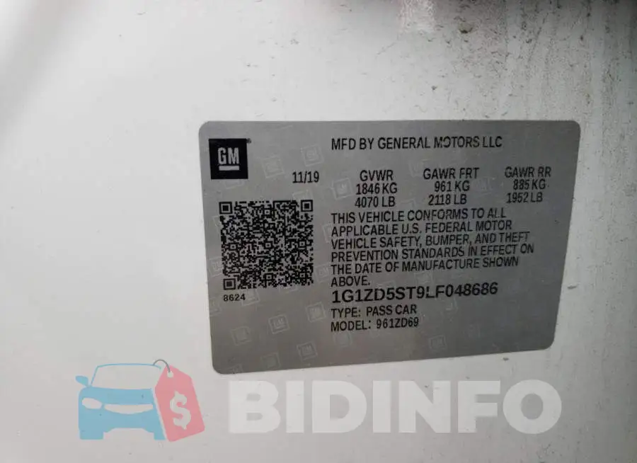 1G1ZD5ST9LF048686 Photo# 12