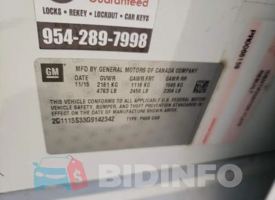 2G1115S33G9142342 Photo# 12