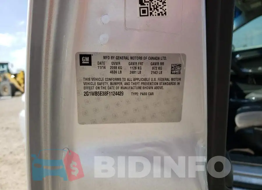 2G1WB5E38F1124429 Photo# 12