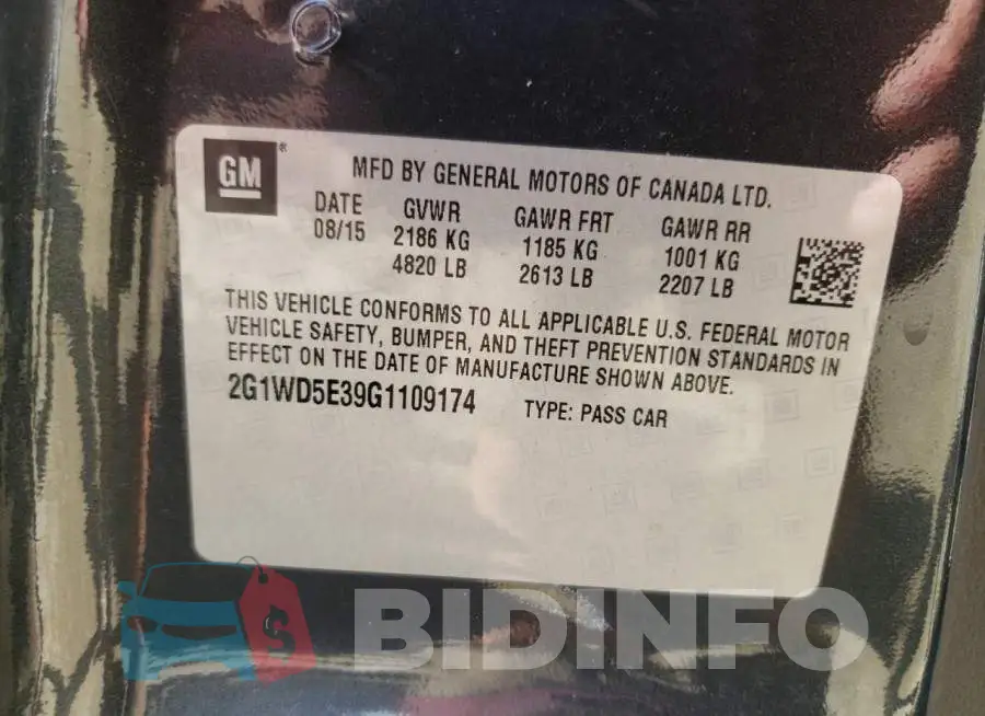 2G1WD5E39G1109174 Photo# 13