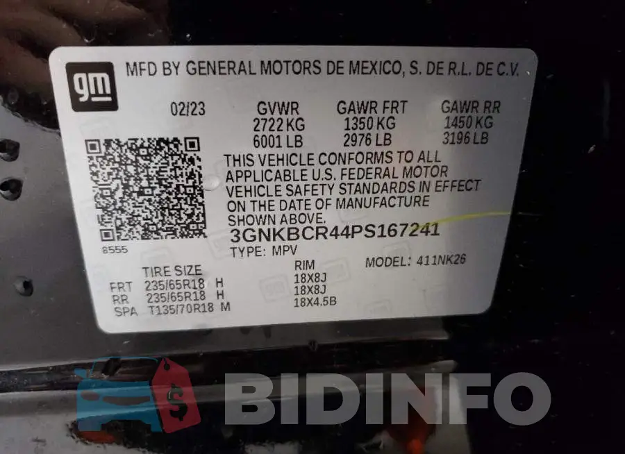 3GNKBCR44PS167241 Photo# 13