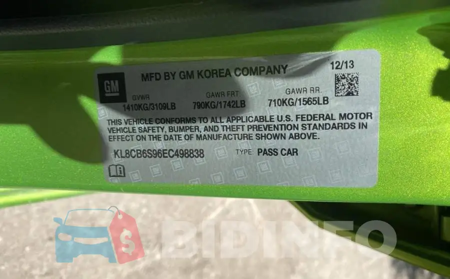 KL8CB6S96EC498838 Photo# 10