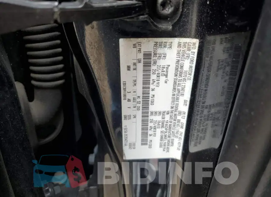 1FADP3L96EL168164 Photo# 13
