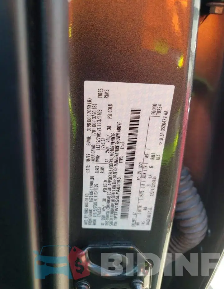 1FTFW1RG5LFA05193 Photo# 12