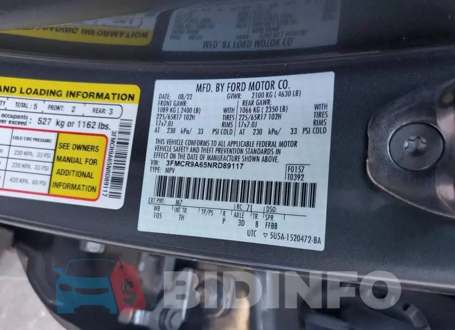 3FMCR9A65NRD89117 Photo# 13