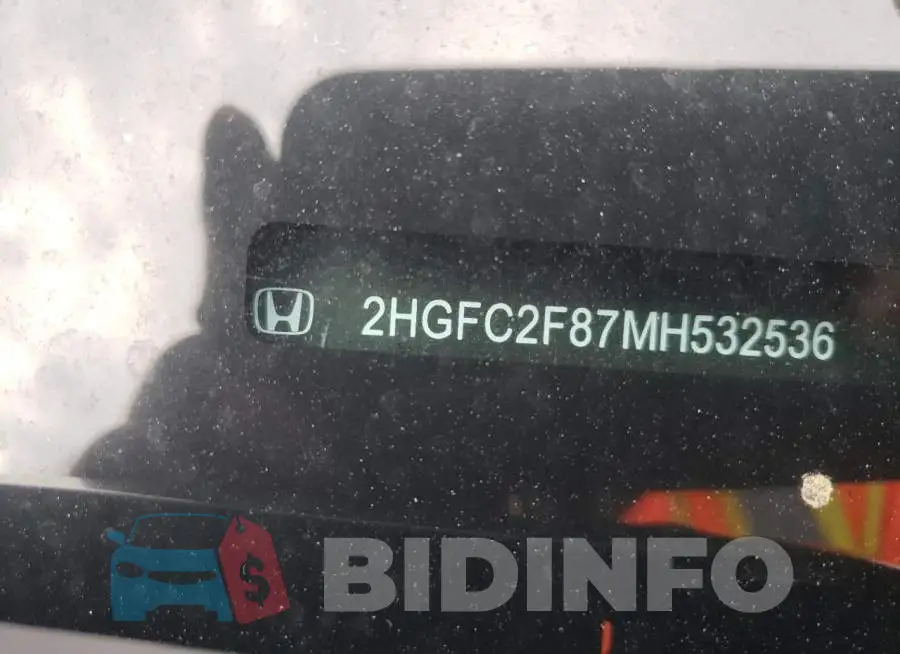 2HGFC2F87MH532536 Photo# 12