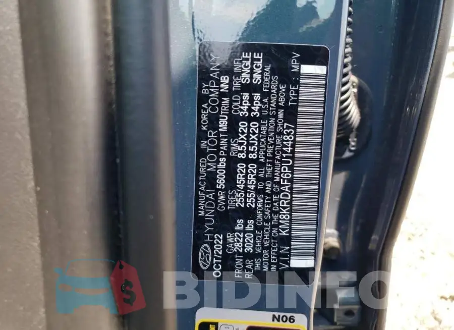 KM8KRDAF6PU144837 Photo# 13