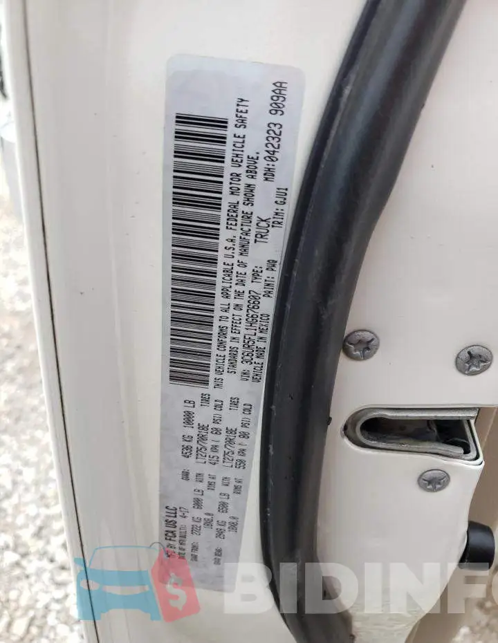 3C6UR5FL1HG676607 Photo# 12