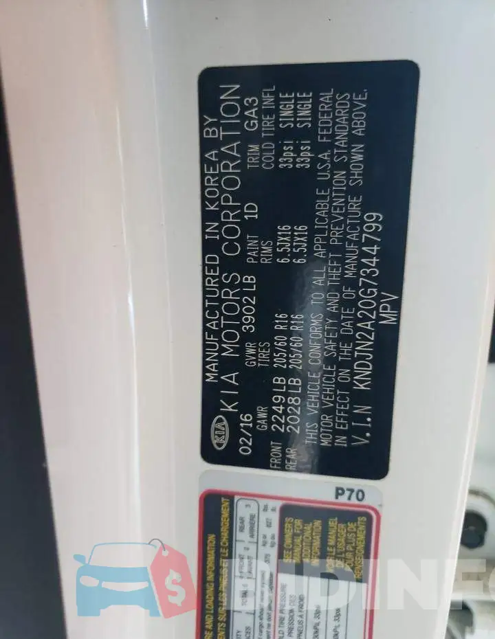 KNDJN2A20G7344799 Photo# 13