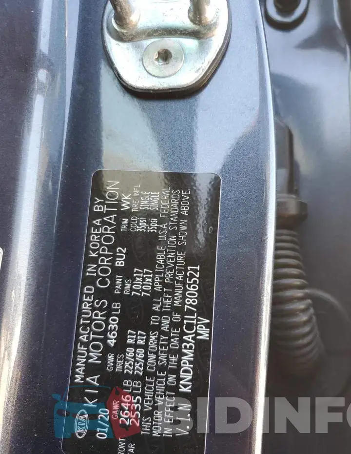 KNDPM3AC1L7806521 Photo# 13