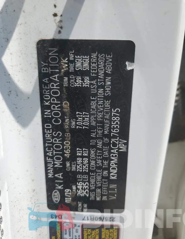 KNDPM3AC2L7635875 Photo# 12