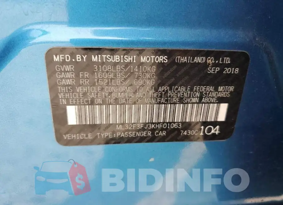 ML32F3FJ3KHF01063 Photo# 12