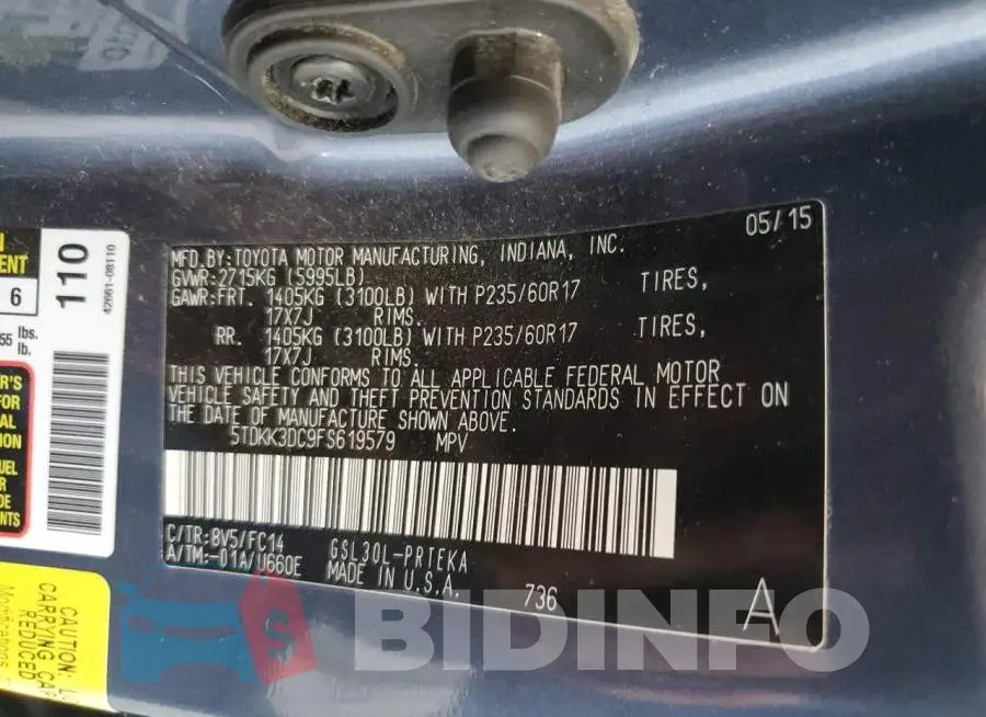 5TDKK3DC9FS619579 Photo# 12