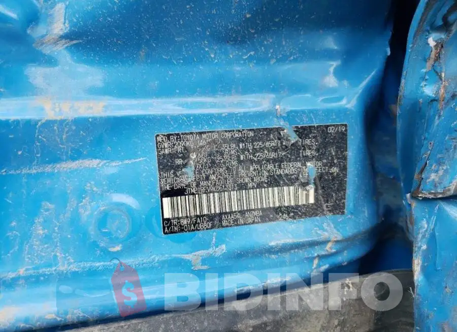 JTMP1RFV9KD517313 Photo# 13