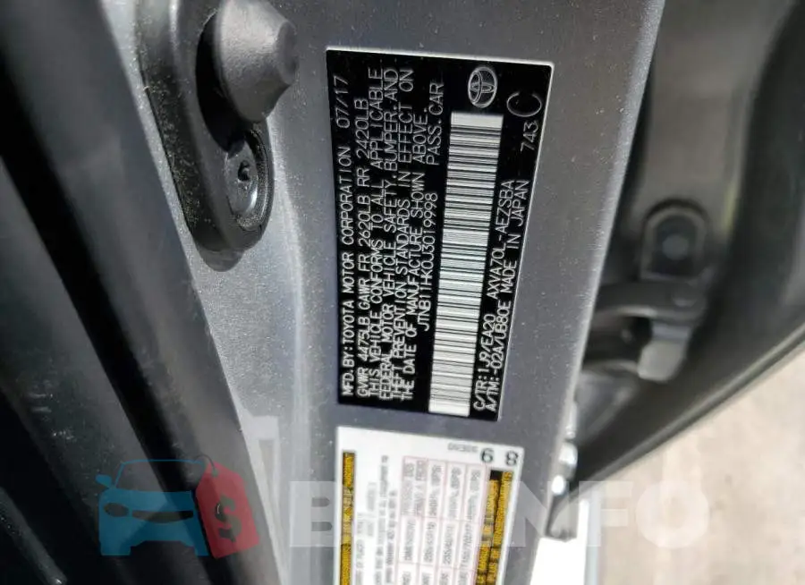 JTNB11HK0J3019998 Photo# 12
