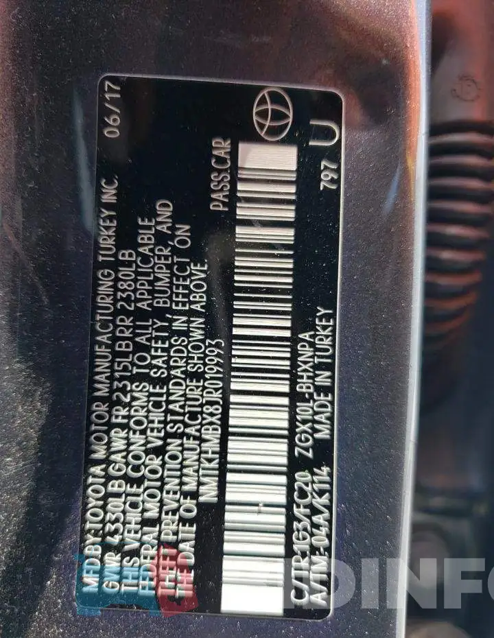 NMTKHMBX8JR019993 Photo# 13
