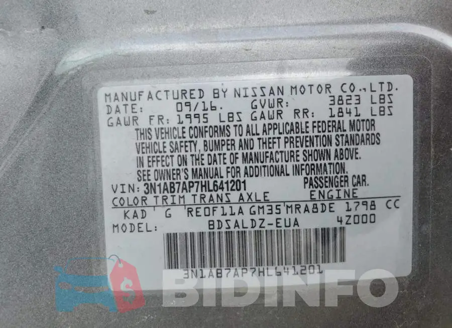 3N1AB7AP7HL641201 Photo# 12